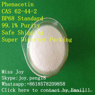 Phenaceti Bp68 Pureza alta Phenacet API API dolor y fiebre droga Phenace en polvo